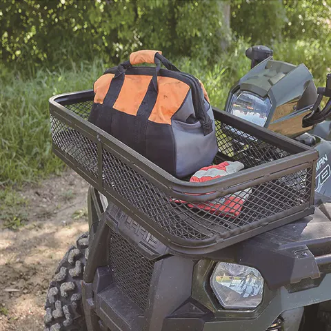 ATV/UTV Front Cargo Basket detail view