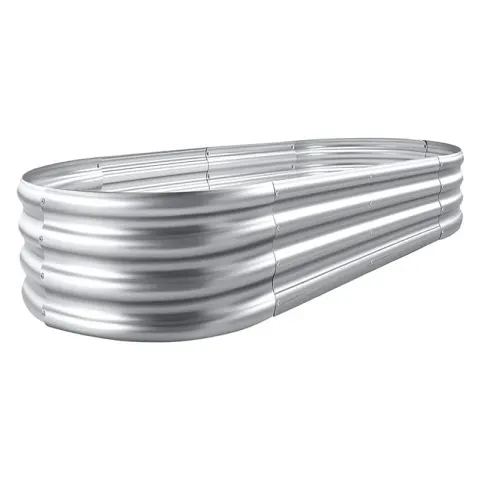 Galvanized Metal Raised Garden Bed main view