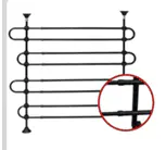 Five-Bar Vehicle Pet Barrier main view
