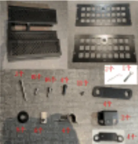 Cargo Rack Mounting Hardware Kit main view