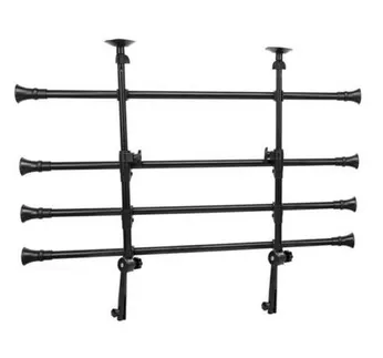Four-Bar Headrest-Mount Dog Car Barrier main view