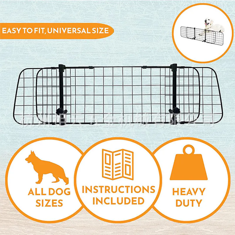 Four-Panel Mesh Vehicle Pet Barrier Product view 2