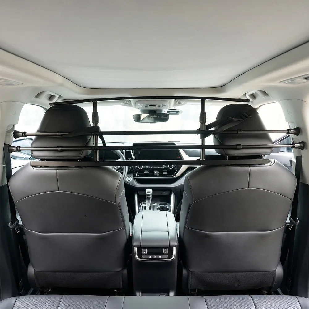 Headrest-Mounted Tubular Pet Barrier Main view
