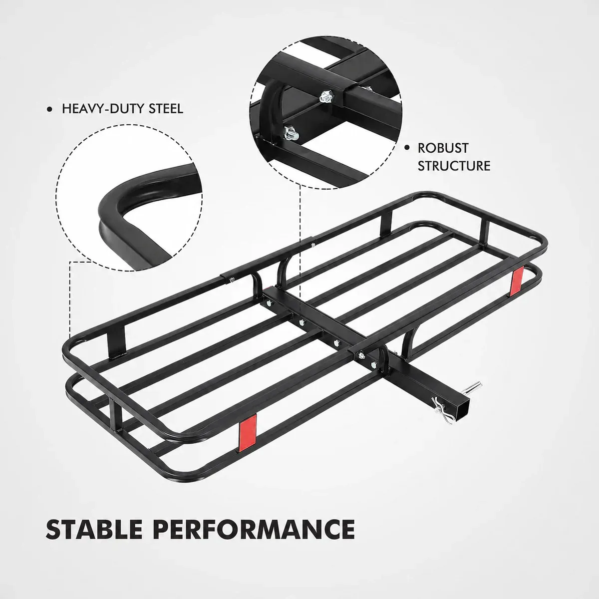 Heavy-Duty 2-Inch Hitch Cargo Basket Main view